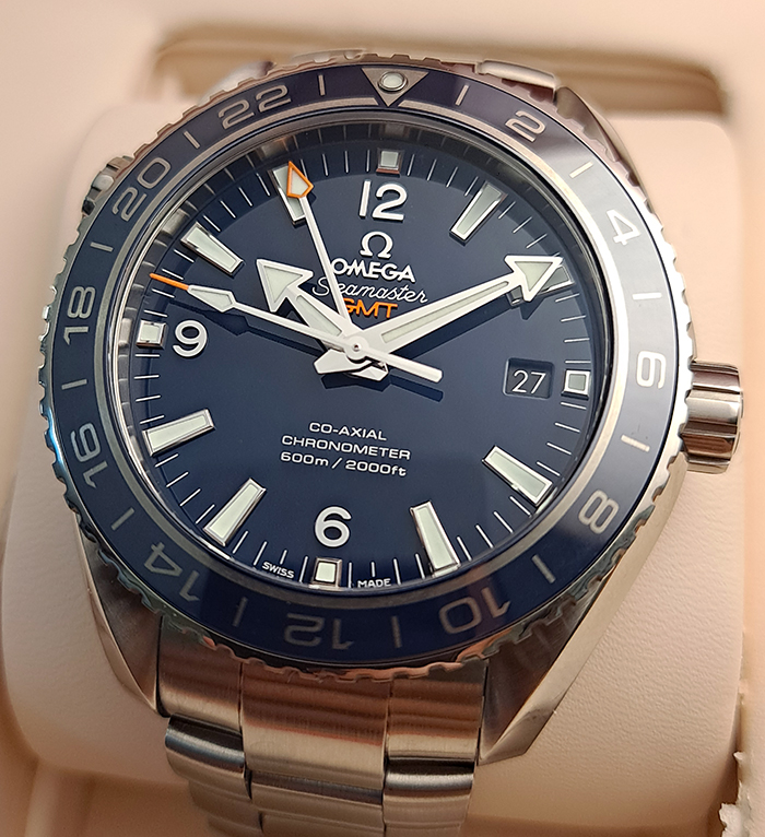 Omega Seamaster Planet Ocean 600M Co-Axial Titanium GMT Wristwatch Ref. 232.90.44.22.03.001